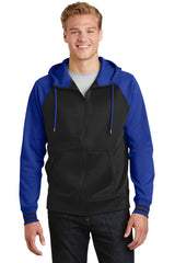 Sport-Tek Sport-Wick Varsity Fleece Full-Zip Hooded Jacket ST236