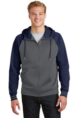 Sport-Tek Sport-Wick Varsity Fleece Full-Zip Hooded Jacket ST236