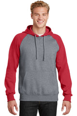 Sport-Tek Raglan Colorblock Pullover Hooded Sweatshirt ST267