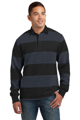 Sport-Tek Classic Long Sleeve Rugby Polo ST301