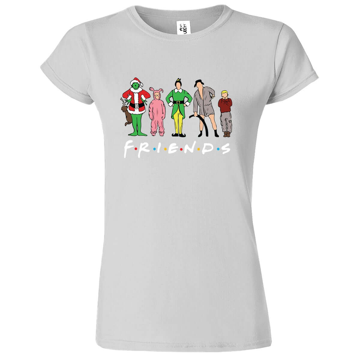 Friends Christmas Family Womens T-Shirt - ApparelinClick