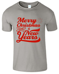 Merry Christmas Happy New Year Men's T-Shirt