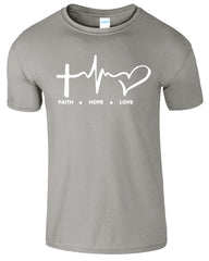 Faith Love Hope Men's T-Shirt