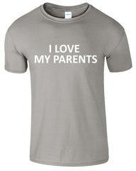 I Love My Parents Cool Precious Men's T-Shirt