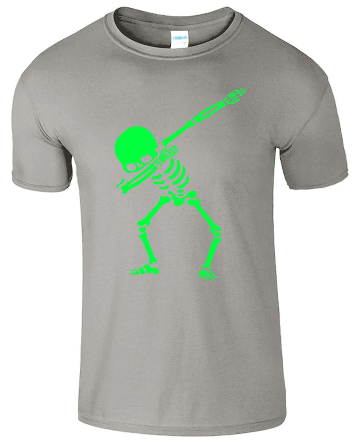 Dabbing Skeleton Christmas Funny Men's T-Shirt