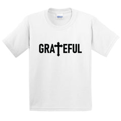 Gratefull Religious Printed T-Shirt for Kids - ApparelinClick