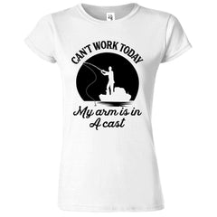 Can't Work Today Printed T-Shirt for Women's - ApparelinClick