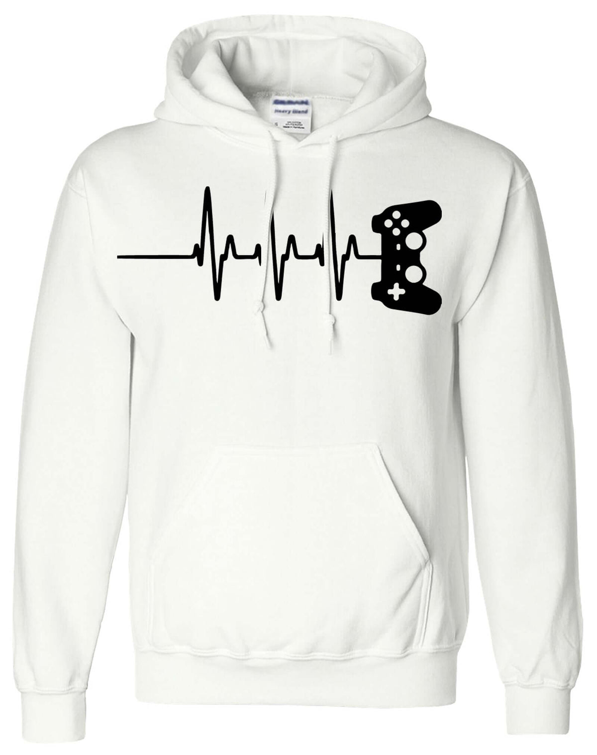 Gamer Heartbeat Video Game Lover Funny Hoodie