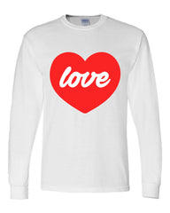 Love Heart Funny Long Sleeve Shirt