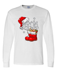 Santa Squad Christmas Long Sleeve Shirt - ApparelinClick