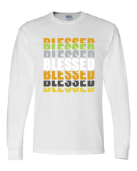 Colorful Blessed Long Sleeve Shirt