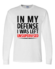 In My Defense Long Sleeve Shirt