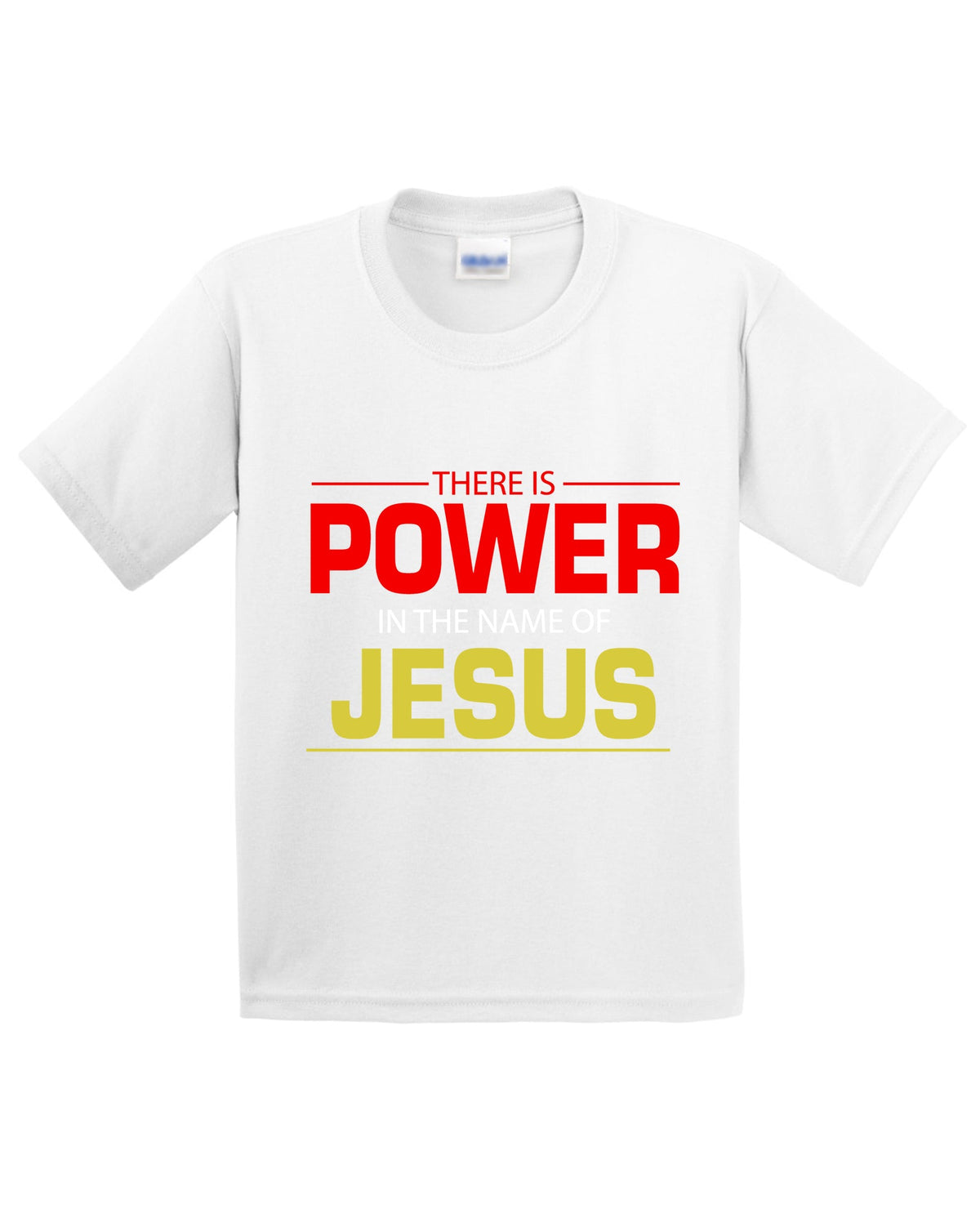 There Is POWER In The Name Of JESUS T-Shirt Christian Religious Kids T-Shirt