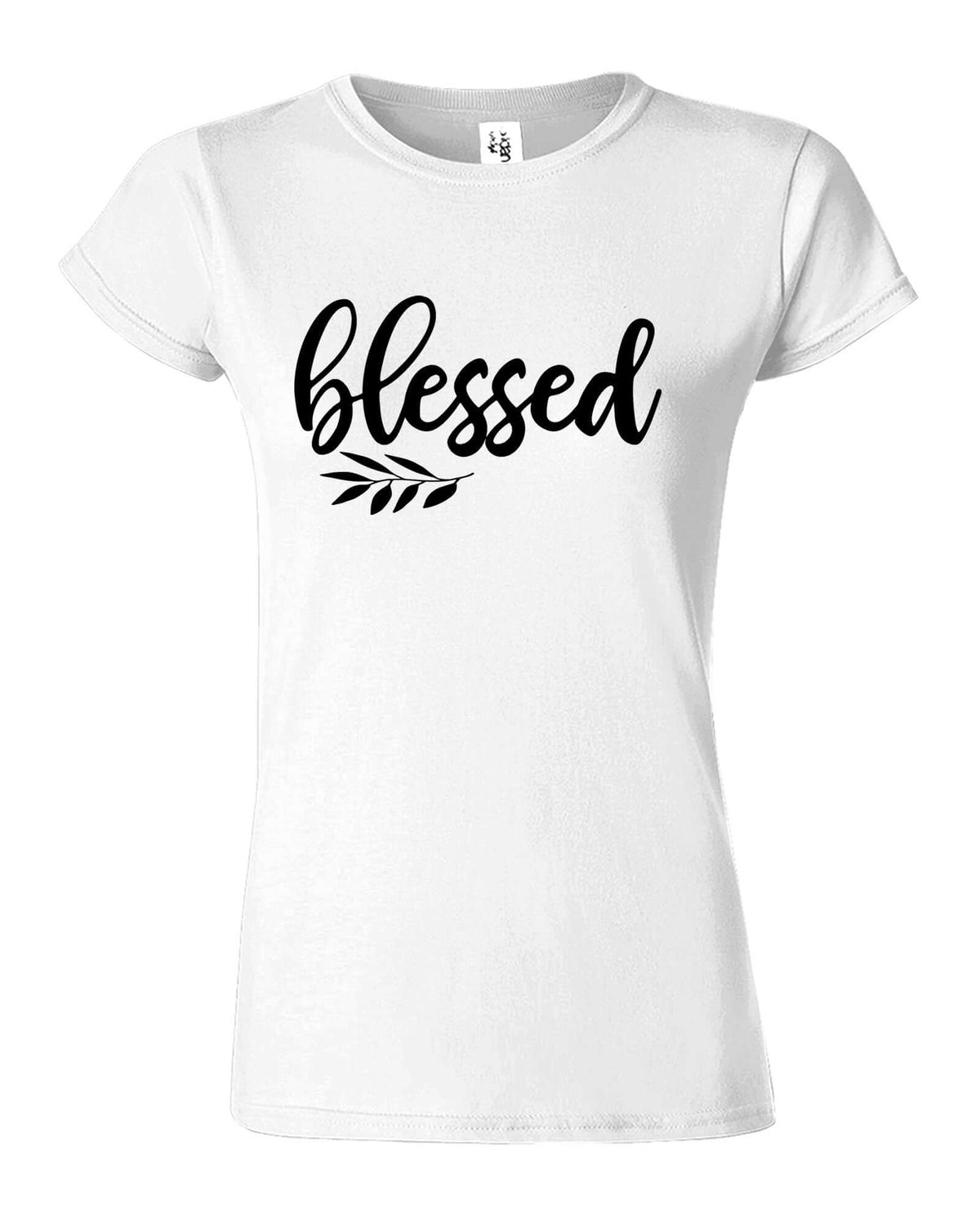 Leaf Blessed Religious Womens T-Shirt