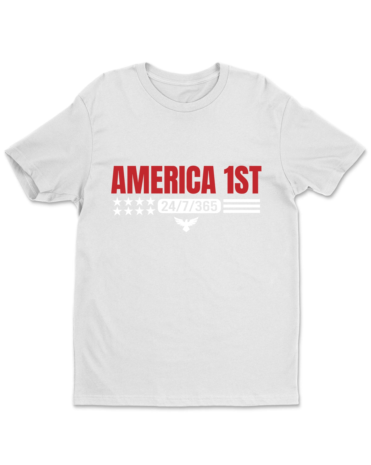 America 1st Eagle Patriotic Funny Womens T-Shirt