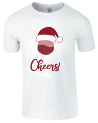 Cheers Christmas Funny Men's T-Shirt