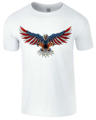 Eagle Flag USA Patriotic Graphic 4th Of July Men's T-Shirt
