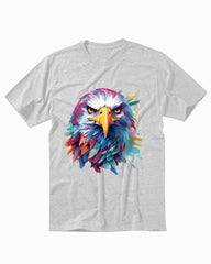 Colorful Eagle Face USA Mens T-Shirt