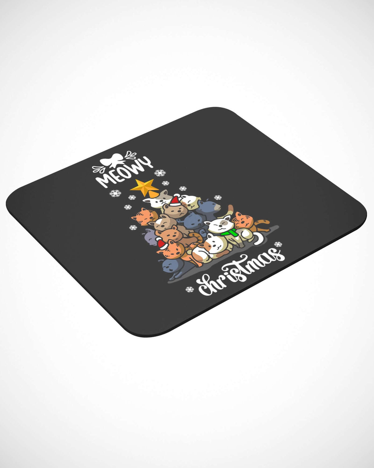 Meowy Christmas Mouse pad - ApparelinClick