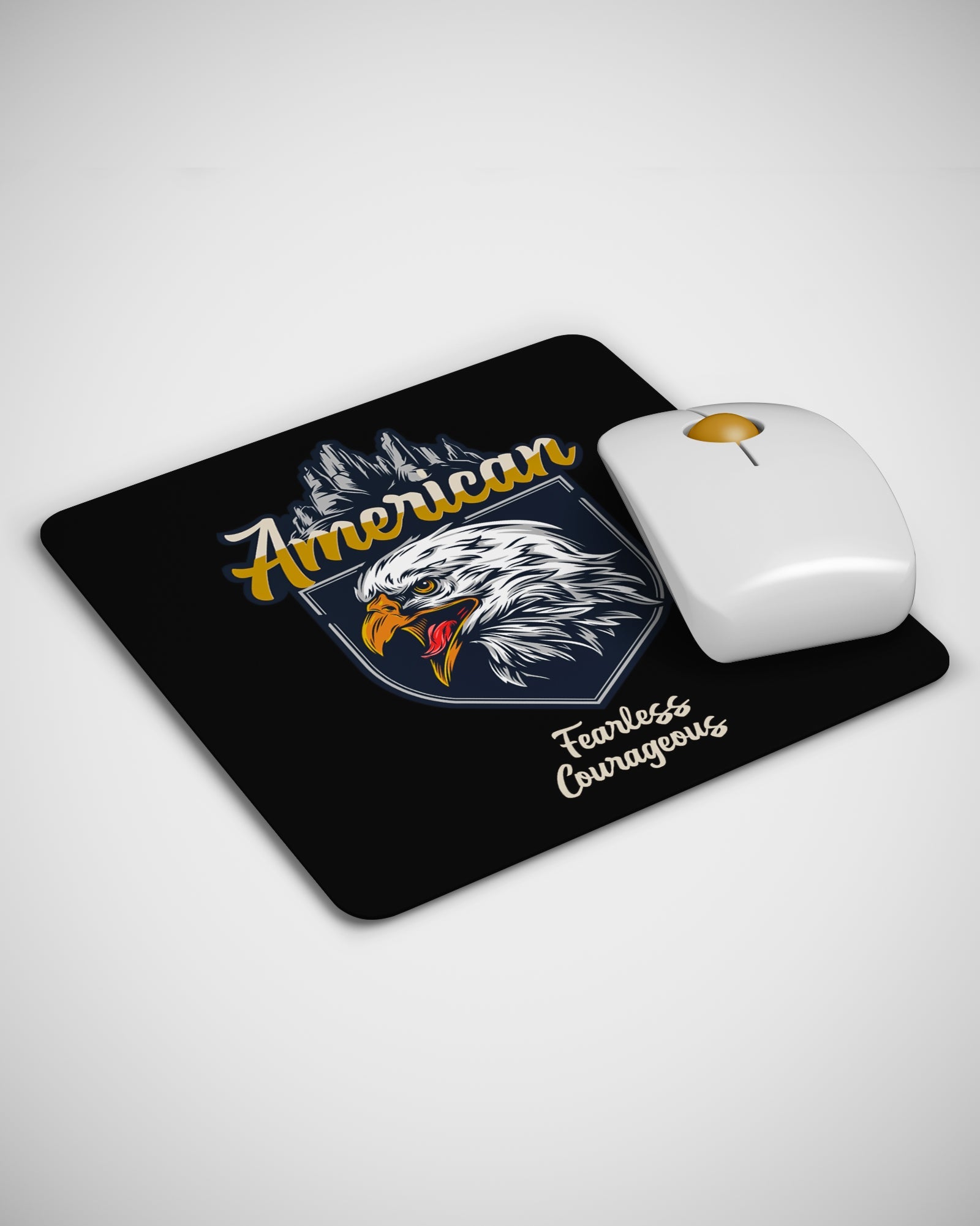 American Fearless Courageous Mouse pad