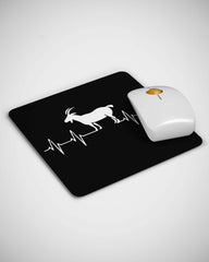 Goat Heartbeat Goat Lover Funny Mouse pad