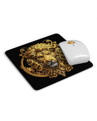 Angry Golden Lion Animal Face King Mouse pad