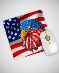 American Eagle Flag Mouse Pad