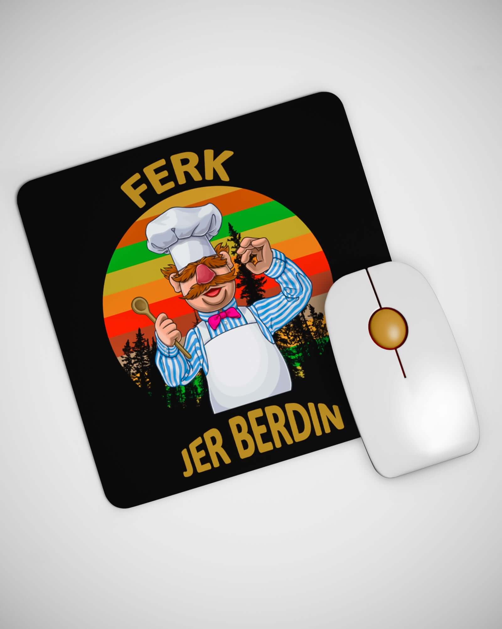 Ferk Jer Berdin Mouse pad - ApparelinClick