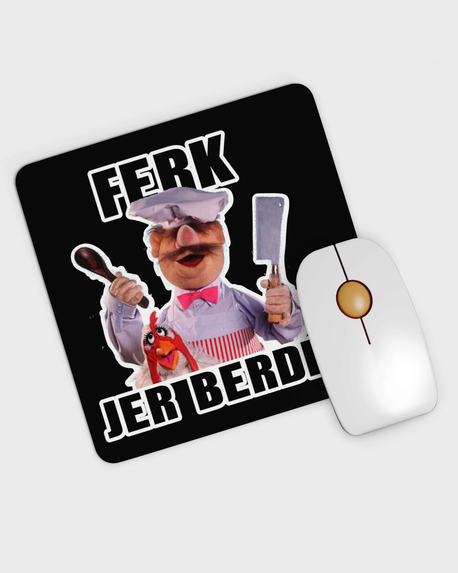 Chef Ferk Jer Berdin Mouse pad - ApparelinClick