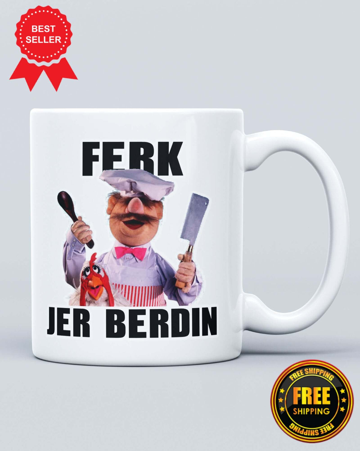 Chef Ferk Jer Berdin Ceramic Mug - ApparelinClick