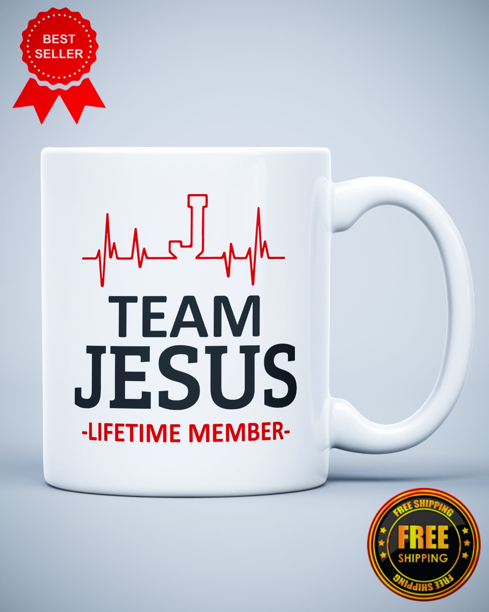 Jesus Lifetime Member Christian Ceramic Mug