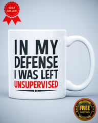 In My Defense Ceramic Mug