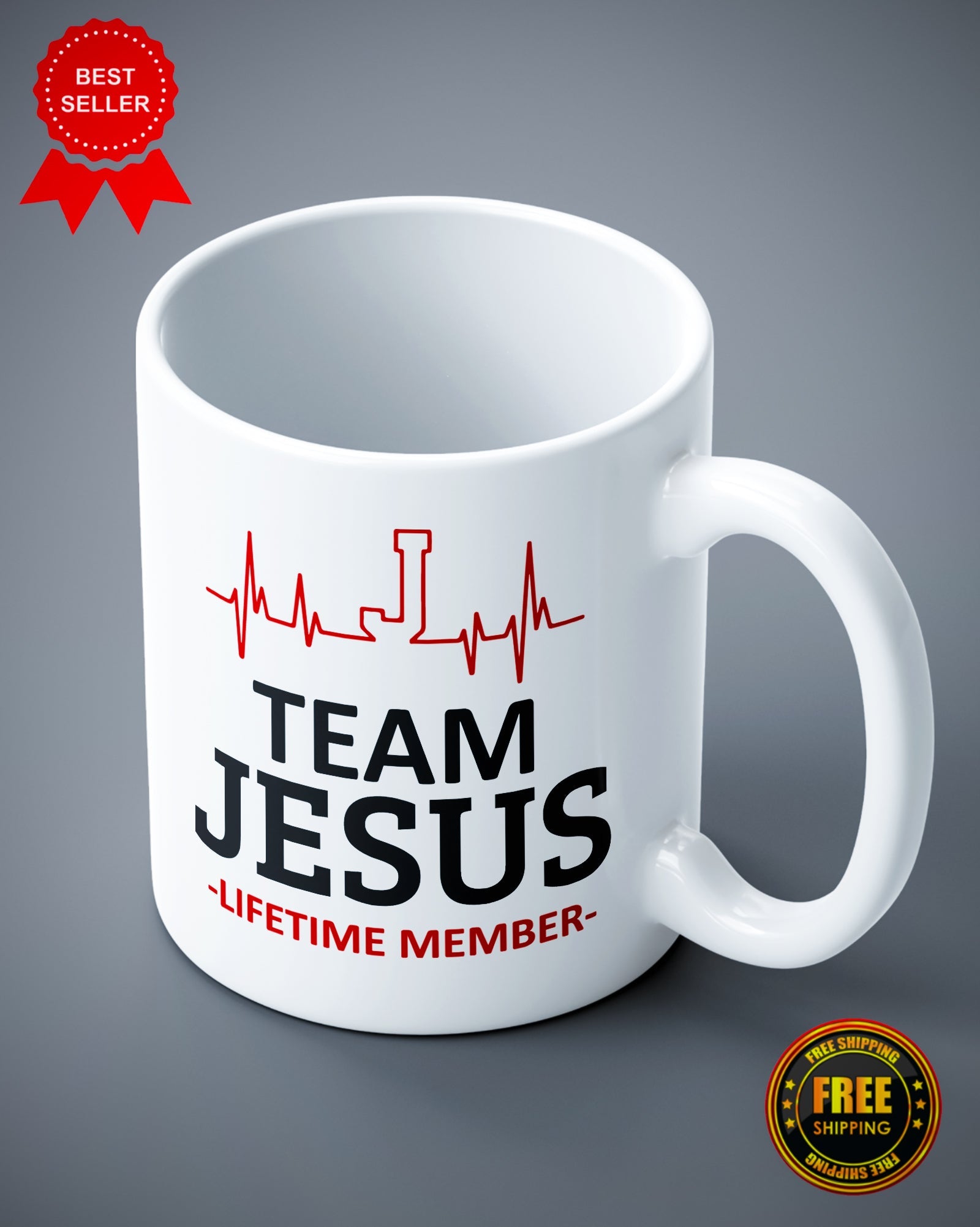 Jesus Lifetime Member Christian Ceramic Mug