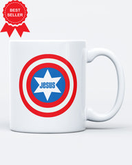 America Jesus Funny Christmas Ceramic Mug