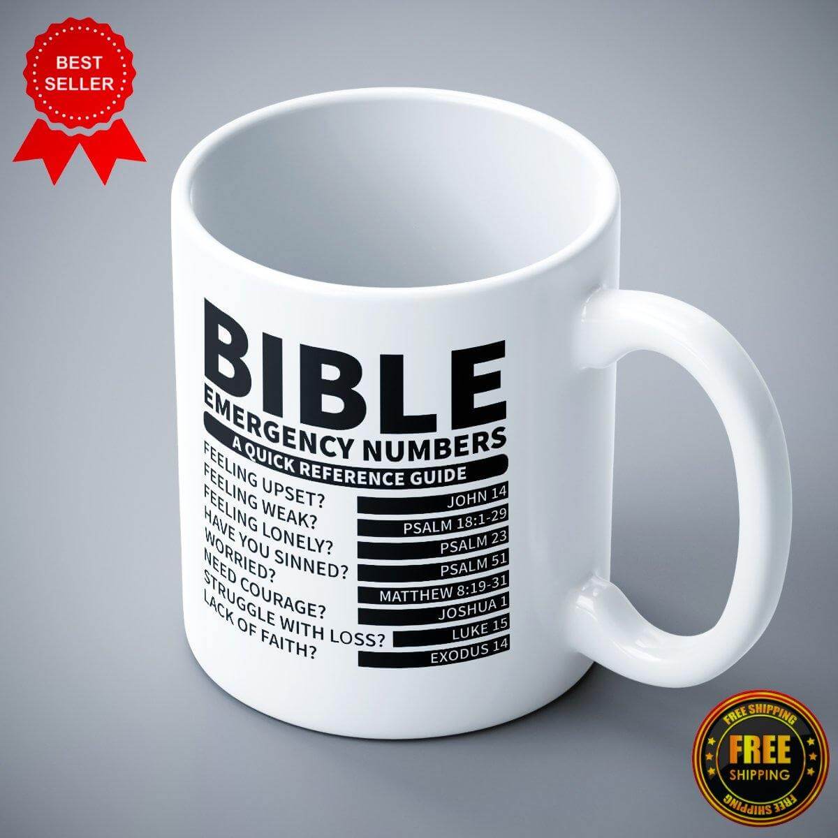 Bible Printed Ceramic Mug - ApparelinClick