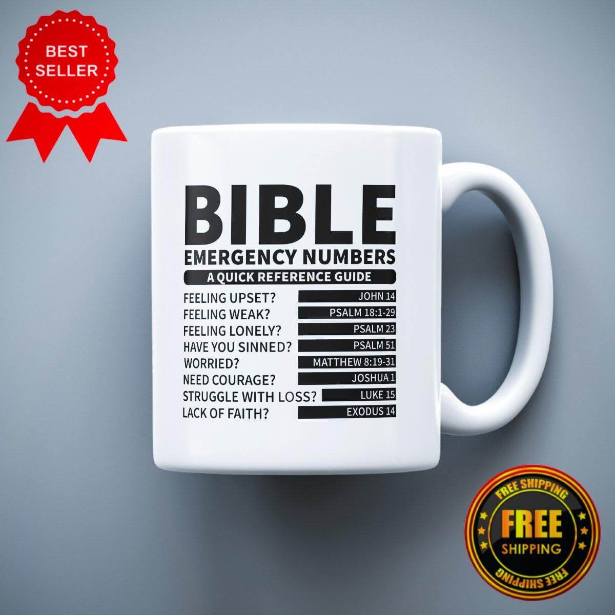 Bible Printed Ceramic Mug - ApparelinClick