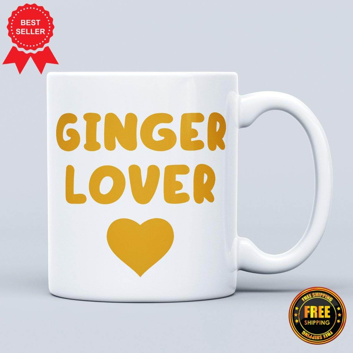 Ginger Lover Printed Ceramic Mug - ApparelinClick