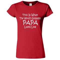 World’s Greatest Papa Women T-Shirt.