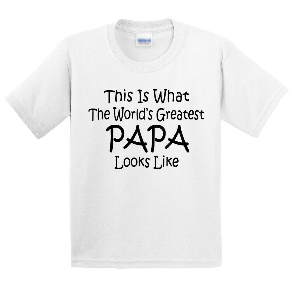 Worlds Greatest PAPA Kids T-Shirt.