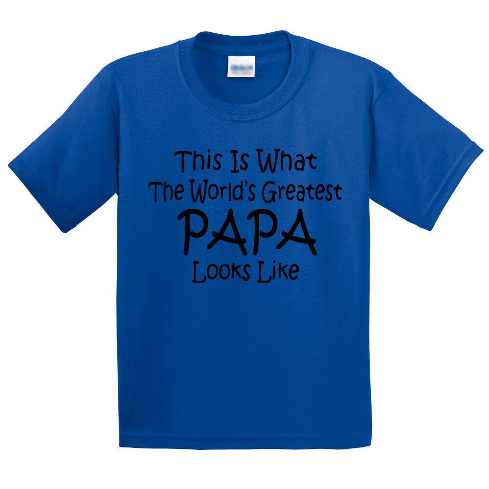 Worlds Greatest PAPA Kids T-Shirt.
