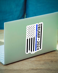 Trump 2024 Elections Usa Flag Political Sticker